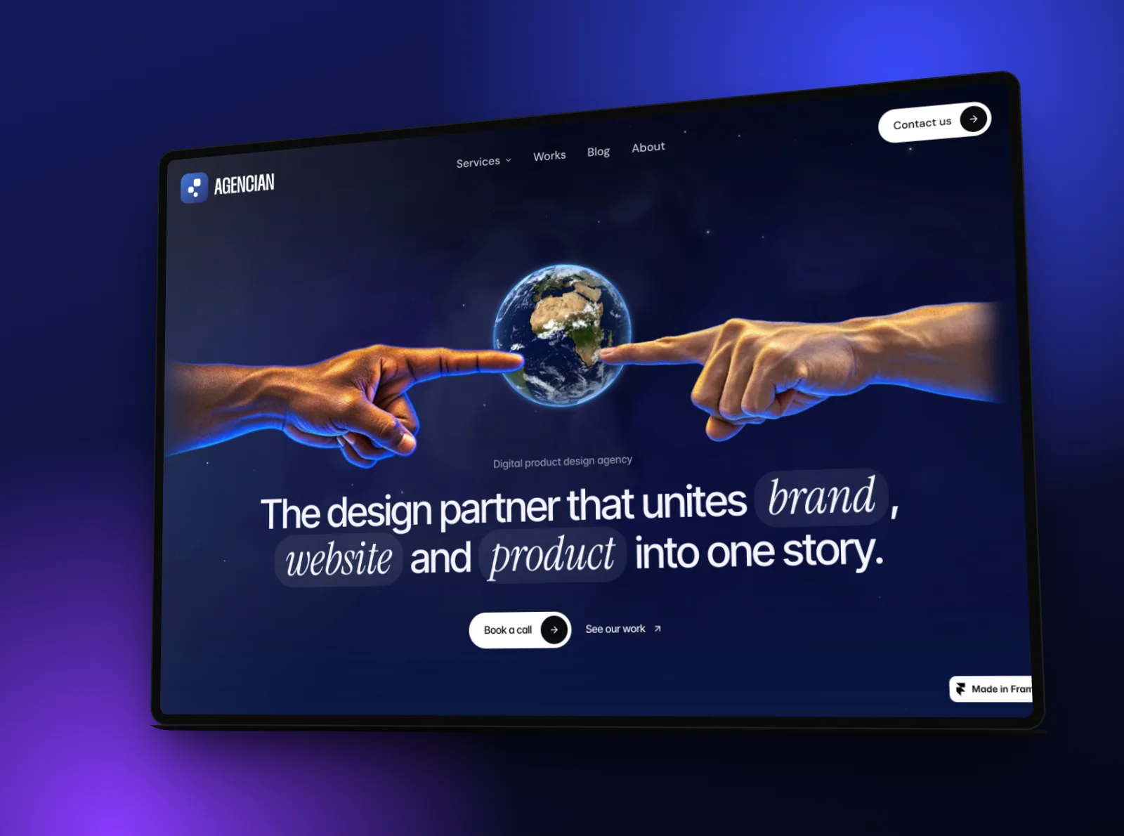 Agencian Studio template preview